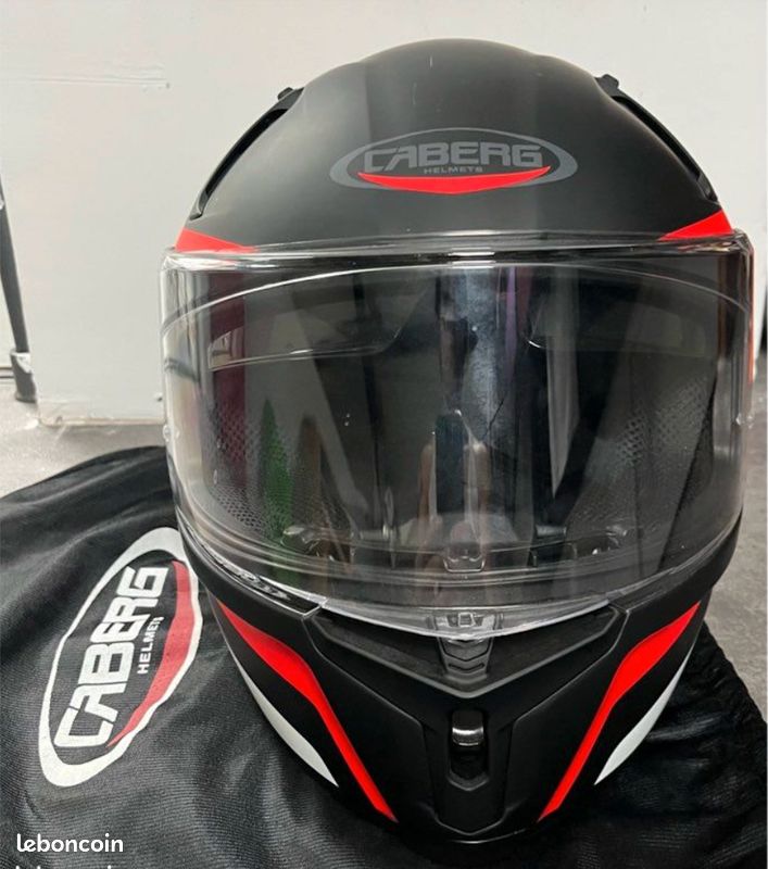 Casque Moto Intégral Caberg Avalon Noir Taille L - Neuf Sans Emballage