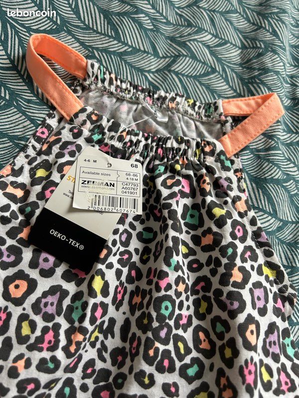 Robe Bébé Fille NEXT Taille 12-18 Mois - Neuf Avec étiquette - Thème Vacances