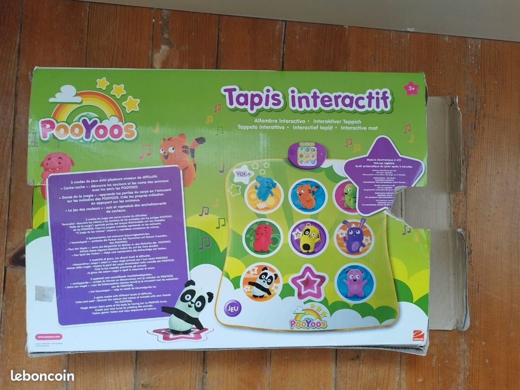Tapis de Danse USB Anti-Dérapant Interactif Tapis Musical Tactile Tapis