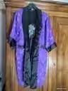 Kimono Thaïlandais bicolore et reversible, (noir et mauve), AN 1990, T42-44 (image 5)