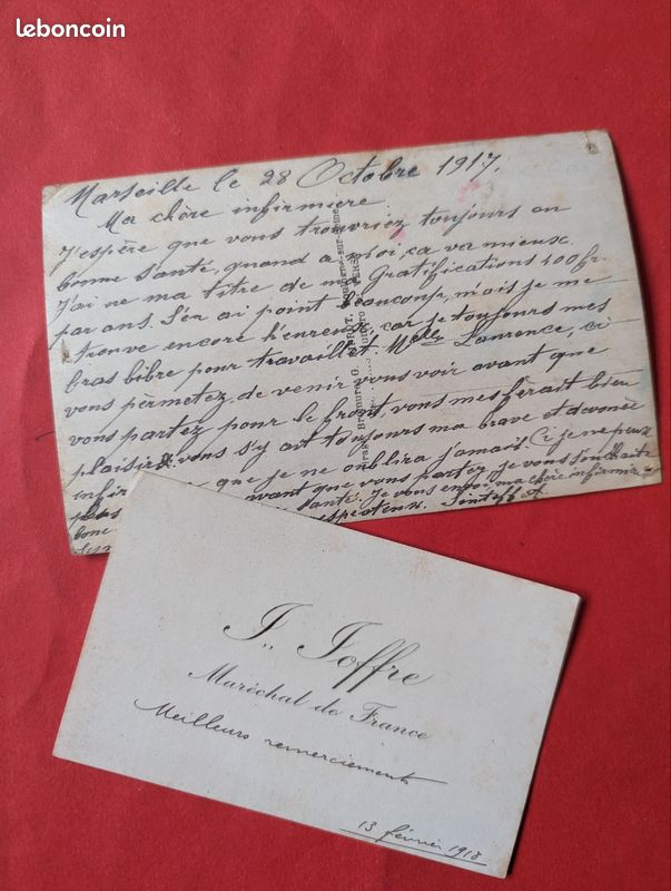 Carte de visite autographe signée - Baudelaire et compagnie