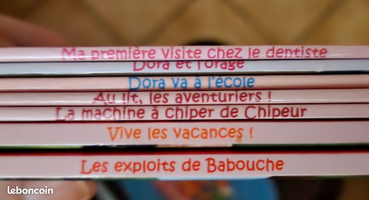 Lot de 7 livres Dora l'exploratrice, collection Mes premiers mots d'anglais avec Dora, Albin Michel (image 10)