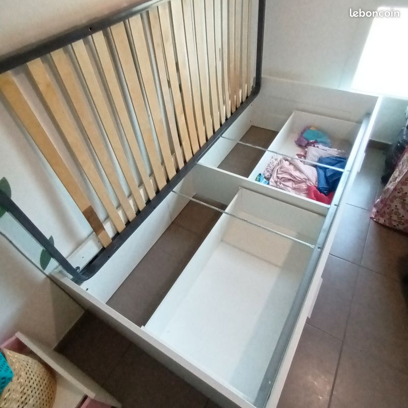 Lit ikea + sommier 90x200 (image 5)