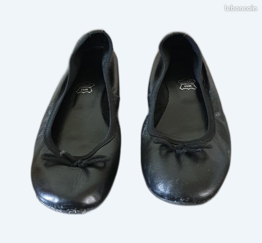 Ballerines noires fille taille 35 (image 1)