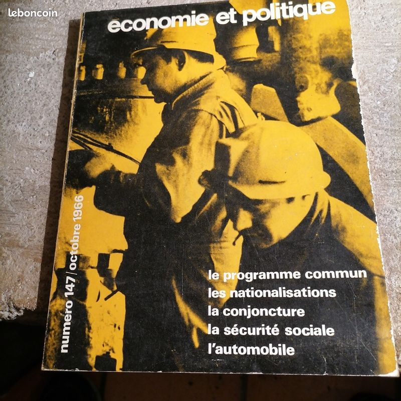 Lot de 10 numéros de la revue "économie et politique" (image 7)