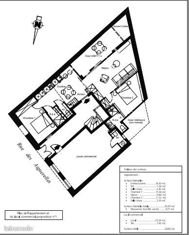 Appartement 90 m² · à Montpellier · 90 m² · 320 000 €