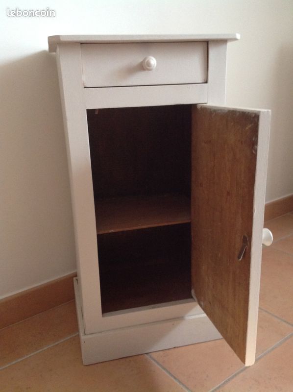 Chevet bois gris clair (image 3)