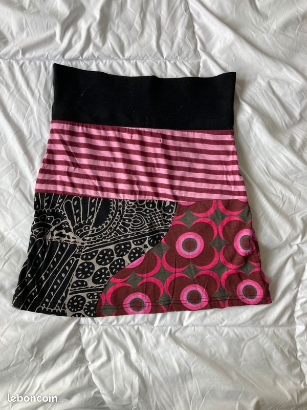 Jupe Desigual Pour Fille - Taille 12 Ans - Style évasé Multicolore - Très Bon état