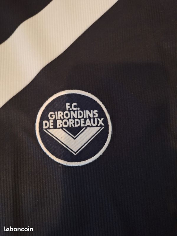 Maillot Vintage Girondins De Bordeaux - Noir - Taille M - Très Bon état