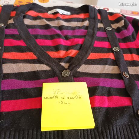 Pull Patrice Breal Taille S (taille 1) - Neuf Jamais Porté, Marron, Fabriqué En France