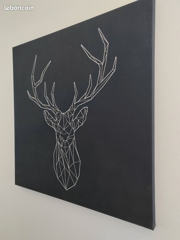 Tableau cerf Ikea (image 1)
