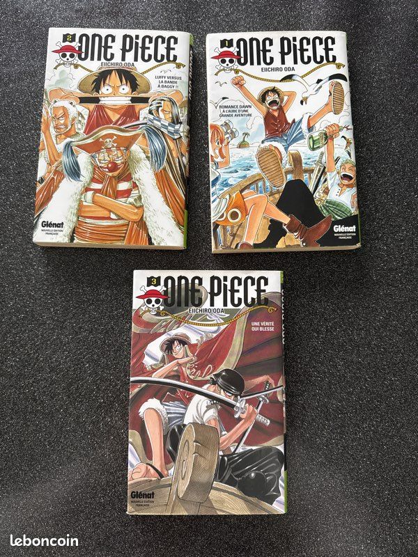 Bd manga one piece tomes 1 à 3 (image 1)
