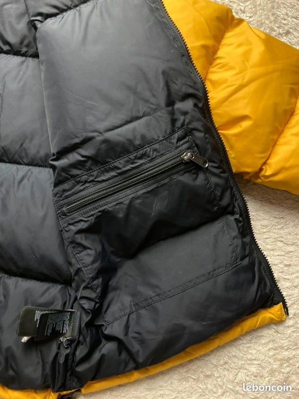 Doudoune The North Face 700 1996 Retro Nuptse jaune Taille M homme (image 10)
