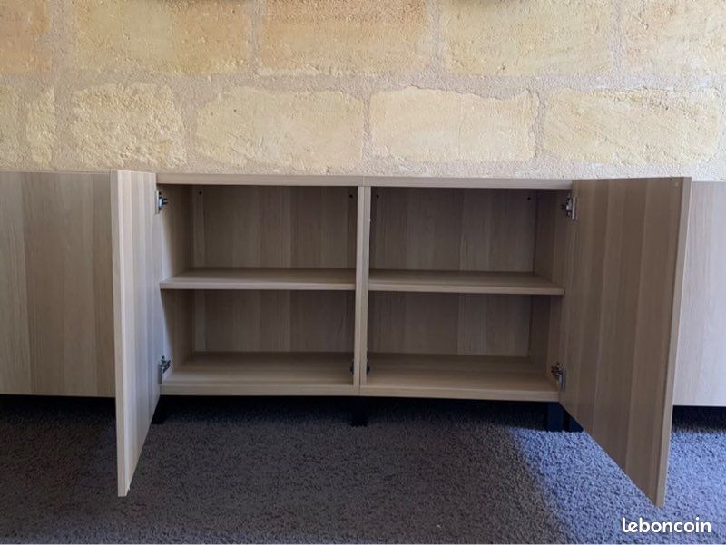 Meuble IKEA long marron (image 2)