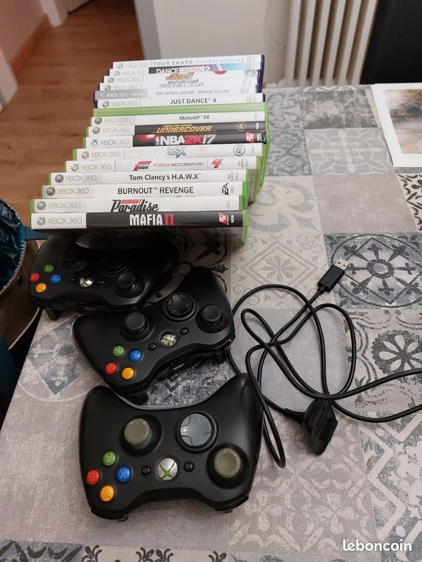 Xbox 360 + kinect + 3 manettes + dd 41 jeux + 16 jeux (image 5)