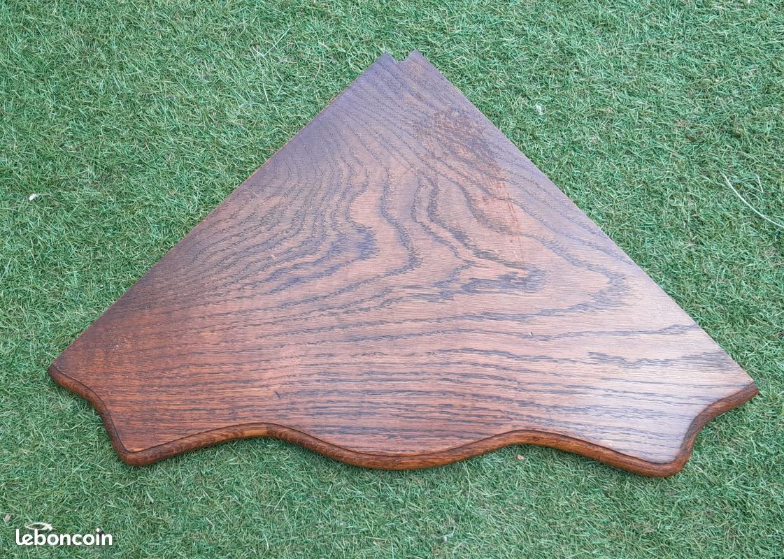 Etagère d'angle 41 x 41 x 57 cm avec fixations (image 1)