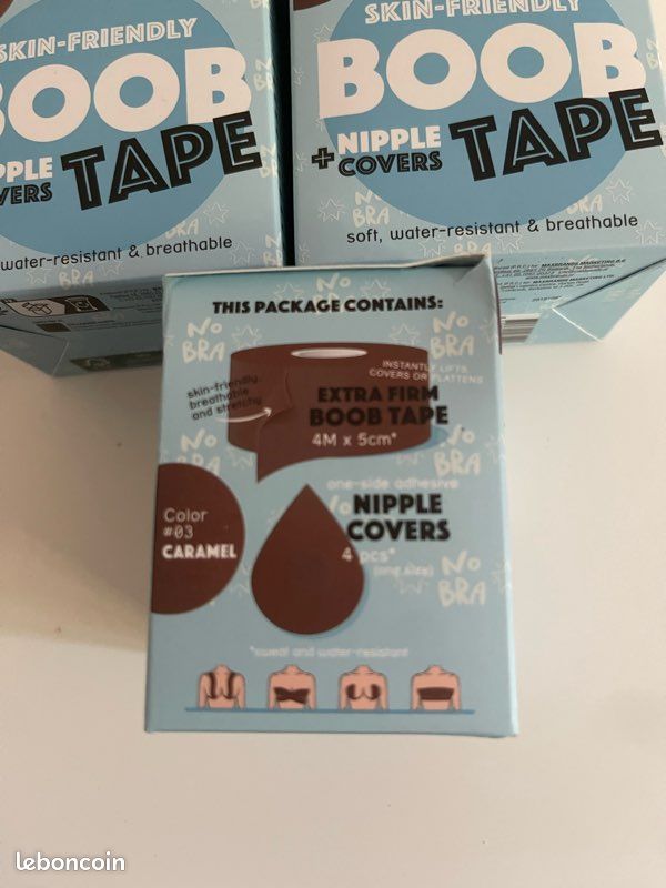 Soutien Gorge Femme Cache Téton, Bande Adhésif Invisible Pour Vetement Effet Push Up Sans