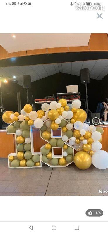 Chiffre 18 decoration (image 1)