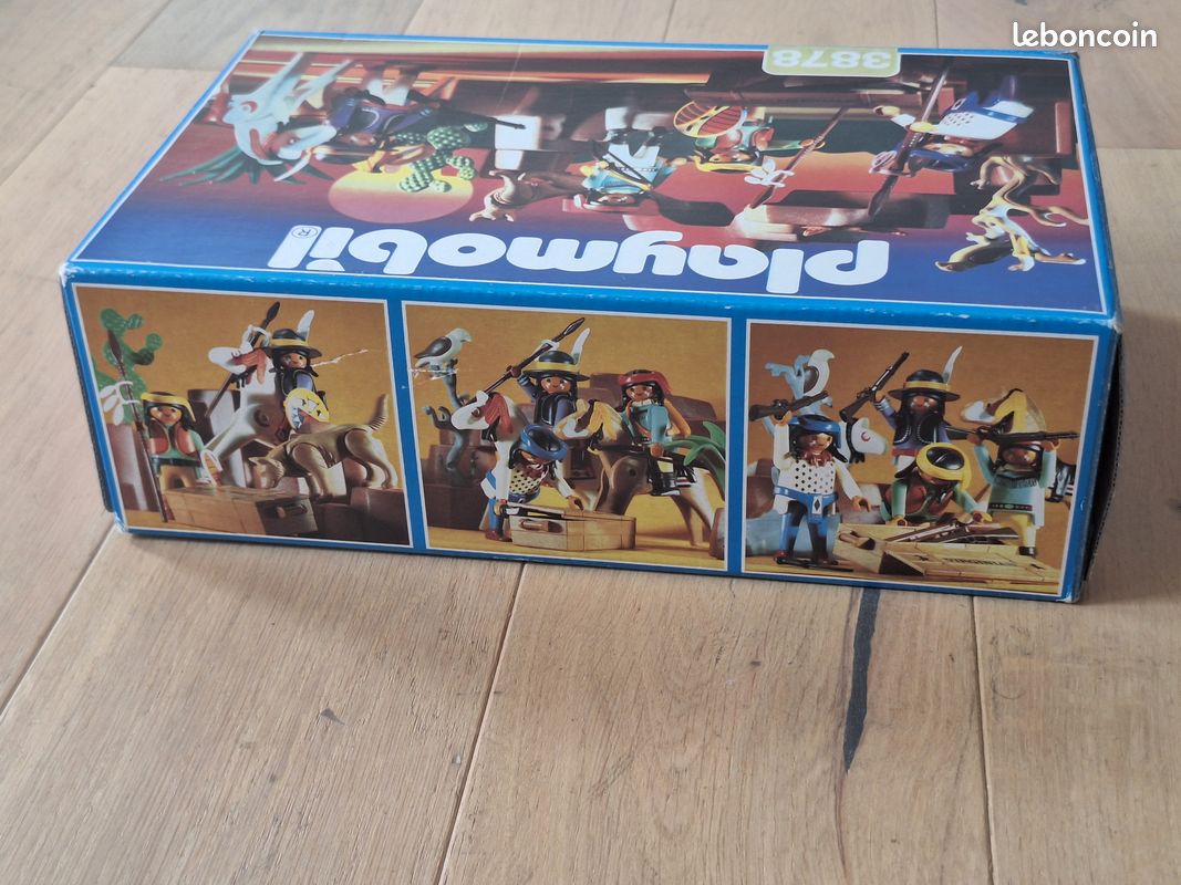 Playmobil 3870 Campement Indien : Figurines Western Cowboy, D'occasion