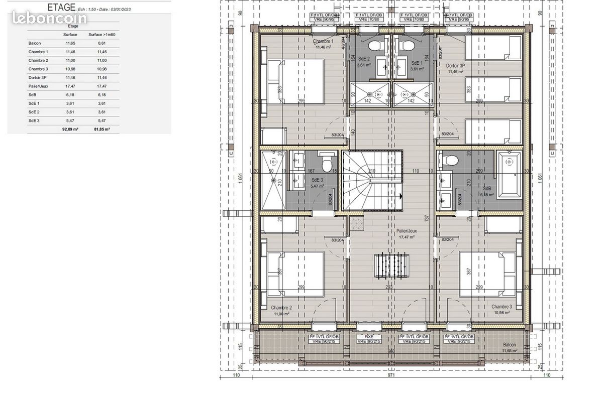 Chalet 6 pièces 142 m² (image 11)
