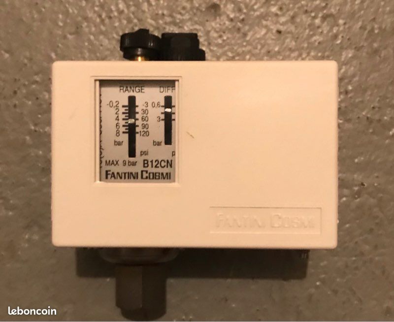 Pressostat de réglage B12CN -0,2-8 bar (image 1)