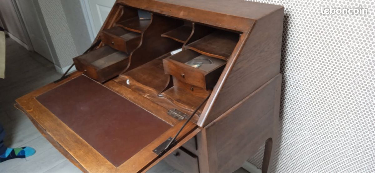 Bureau de pente ou secrétaire dos d'âne (image 2)
