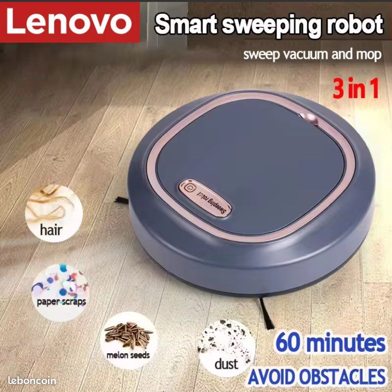 ROM Robot De Balayage Automatique Des Sols Aspirateur Robot Intelligent