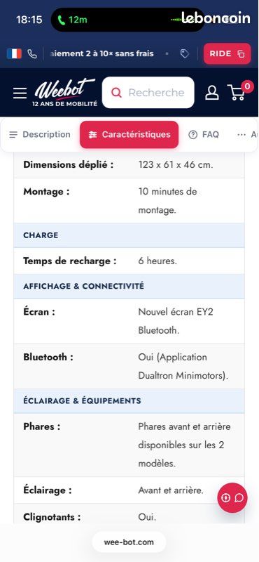 Trottinette Dualtron Togo Limited (image 5)