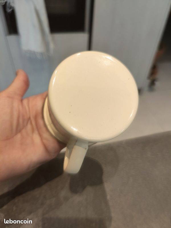 Mug tôle émaillée fleurs (image 7)