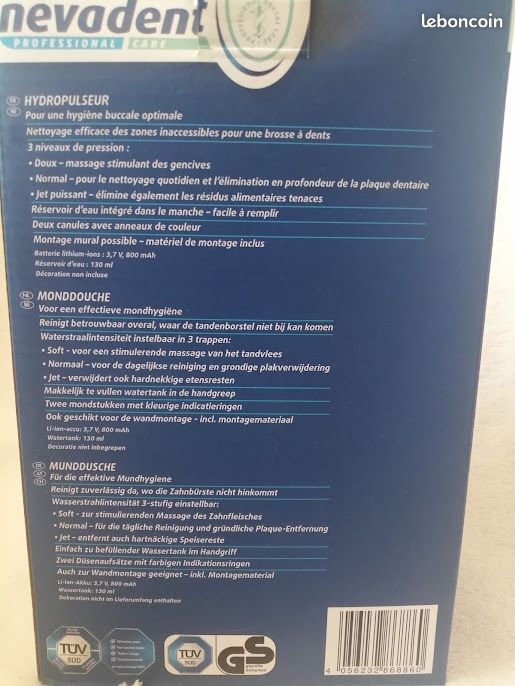 Nettoyeur interdentaire +hydropulseur (image 6)