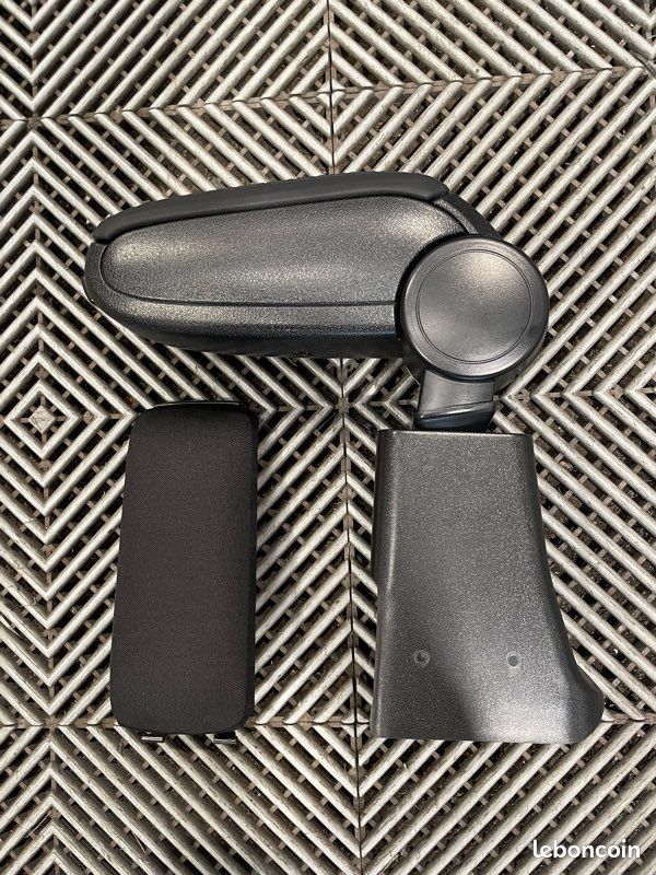 Accoudoir Rembourré Textile Noir Accoudoir Central Opel Adam - Rembourré Textile Noir - Compartiment Rangement - Montage Facile 10min Accoudoir Opel Adam