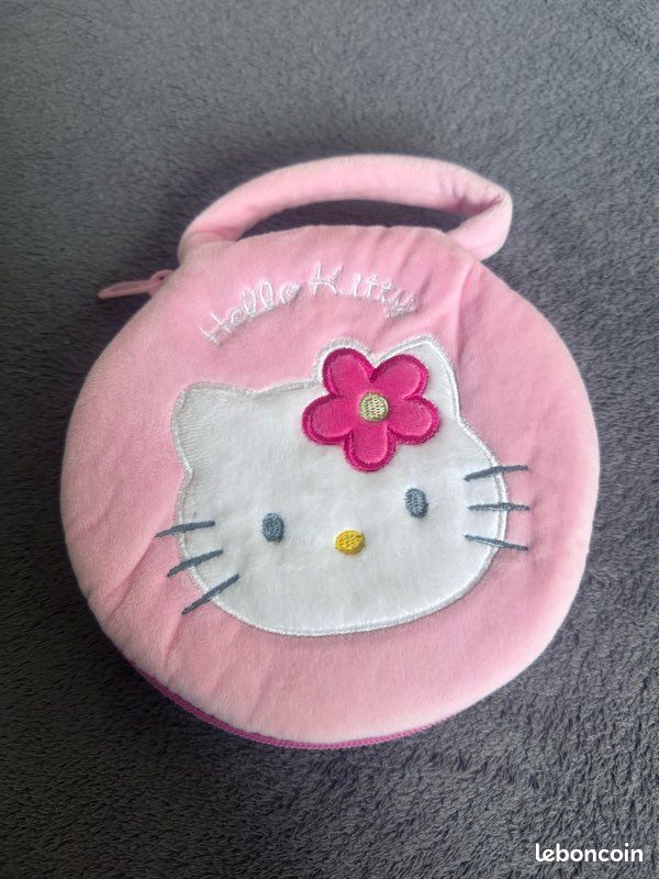 Range DVD Hello Kitty en velours Avec 3 DVD (image 1)