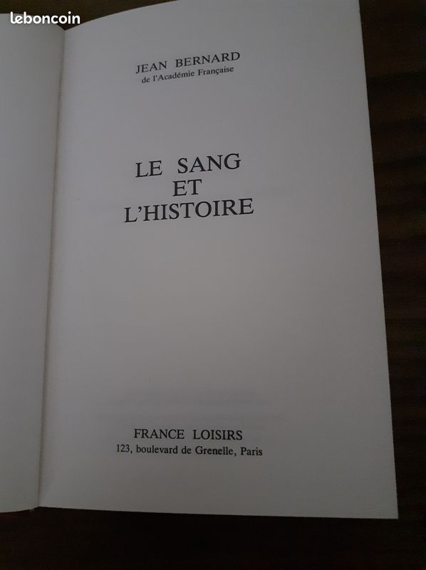 Le sang et l'Histoire de Jean Bernard (image 6)
