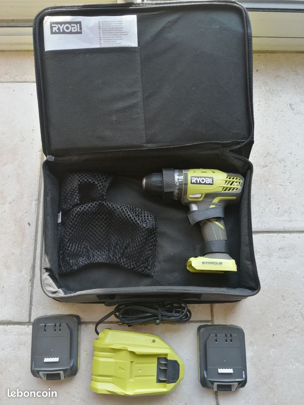 Perceuse à percussion Ryobi Lithium NEUVE utilisé 2 fois (image 1)