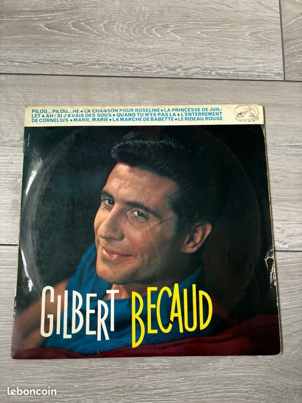 Vinyle Gilbert Becaud (image 1)