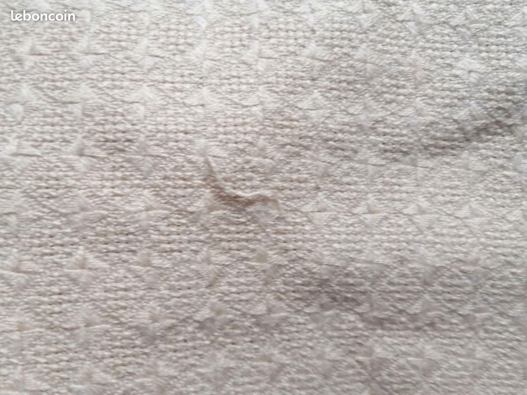 Plaid dessus de lit. Vintage. Fait main (image 9)