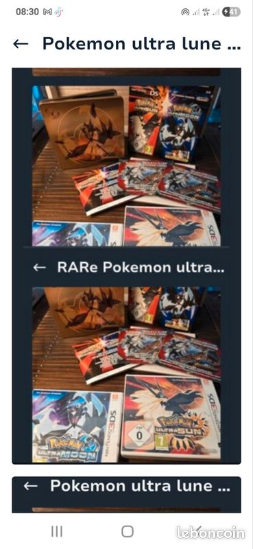 Pokemon Ultra-Soleil Et Pokemon Ultra-Lune Edition Deluxe Ultra Dual Nintendo 3ds Jeu Video Nintendo 3ds
