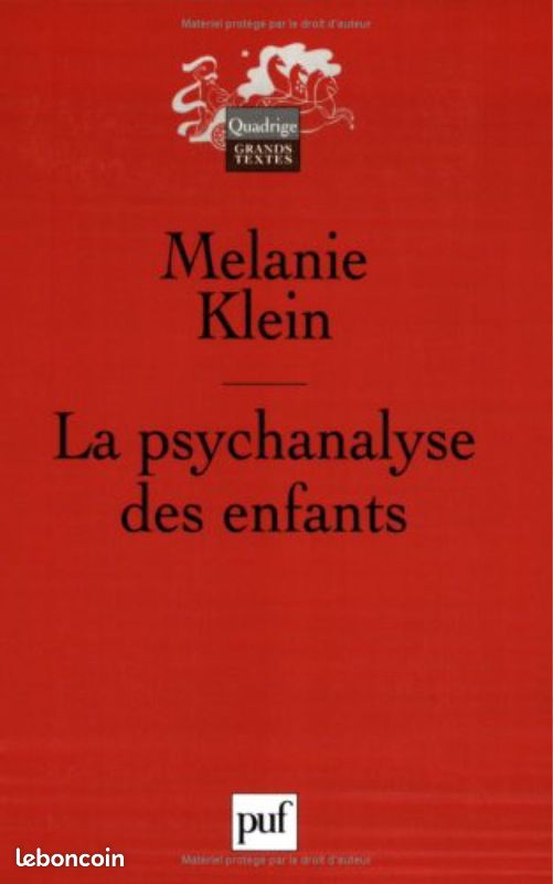 La psychanalyse des enfants (image 1)