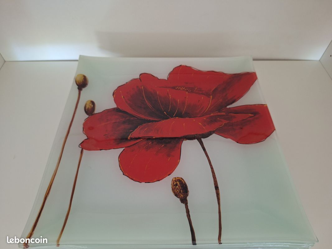 Assiettes carrées en verre (image 4)