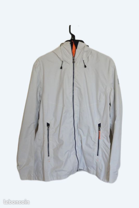 Blouson imperméable à capuche TRIBORD waterproof femme taille L NEUF (image 1)
