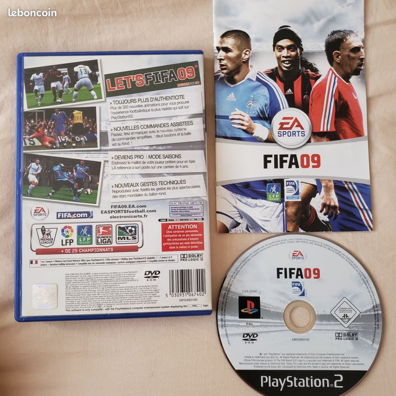 Jeu PS2 FIFA 09 (image 2)