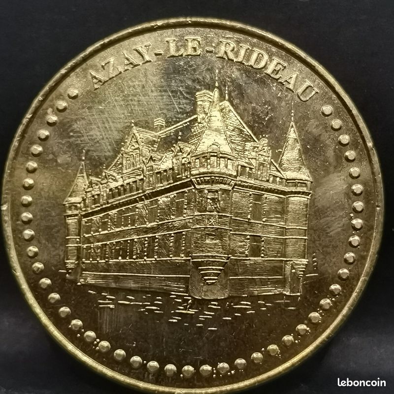 JETON TOURISTIQUE MDP 2008 CHATEAU AZAY LE RIDEAU / MEDAILLE 34mm (image 1)