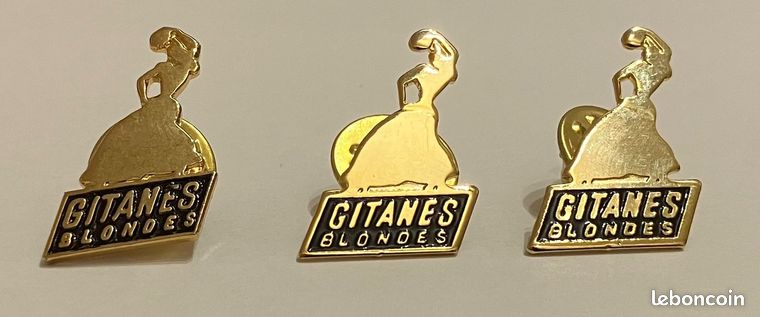 Pin's Gitanes Blondes Vintage - Collection Années 80 - Jeux Olympiques