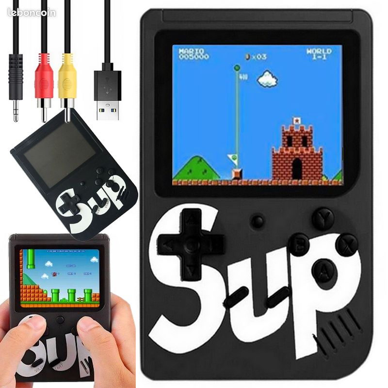 Console De Jeu Portable X6 – 1500 Jeux Intégrés, Rétro, Rechargeable, 2025, PEGI 12