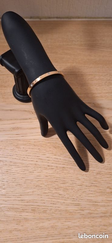 Bracelet rigide en or rose 18K – 6,85 g (image 1)