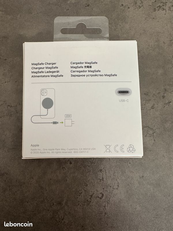 Chargeur MagSafe original Apple neuf (image 2)