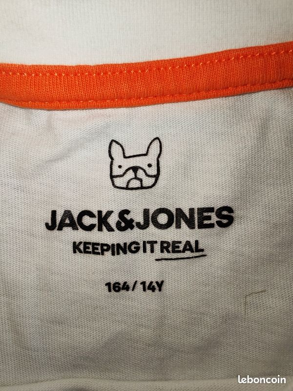 T-shirt manches courtes Jack & Jones 14 ans (image 3)