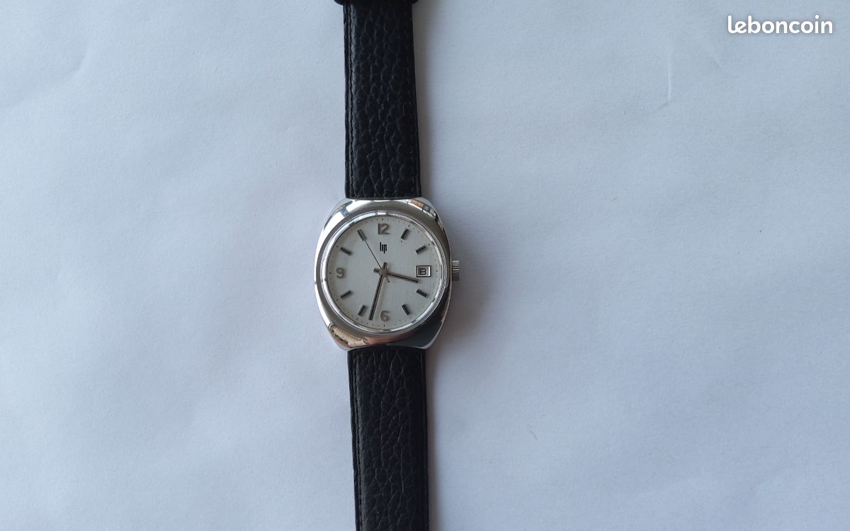 Montre Vintage Mécanique LIP 7425 - Boîtier Doré - Révisée En 2024 - Occasion Fonctionnelle
