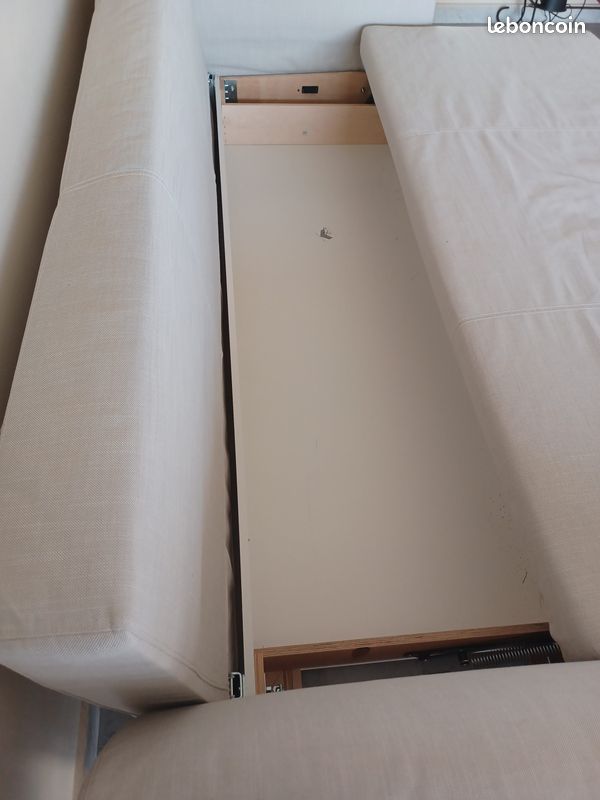 Canapé Convertible Ikea Beige (image 6)