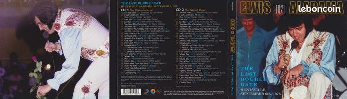 Elvis presley in alabama 2 cd digipack 6/9/76 huntsville 2 soundboard shows (image 2)